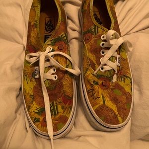 van gogh sunflower vans